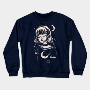 Yui's world is lonely, only music can save her Crewneck Sweatshirt